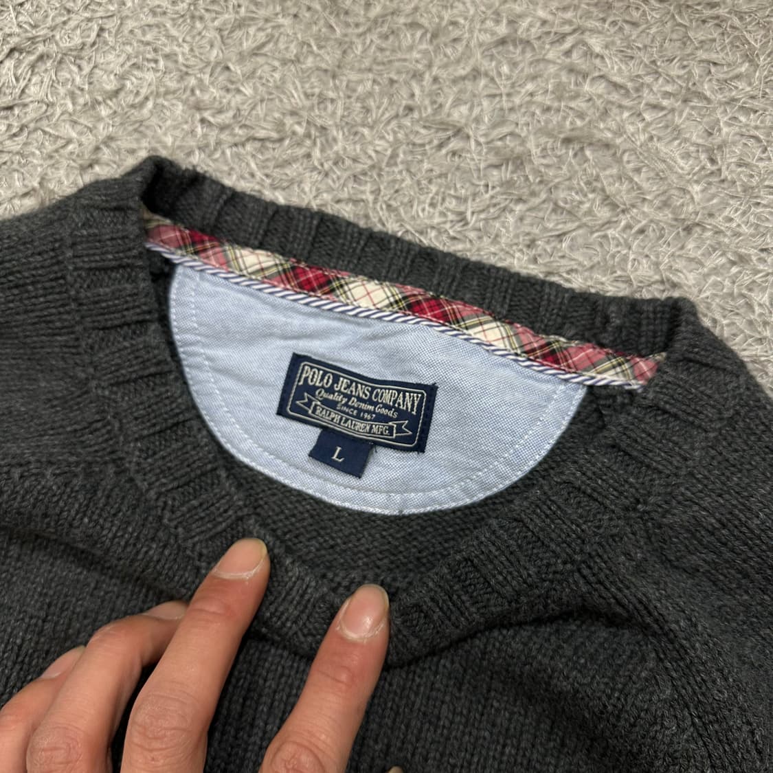 [100] 폴로진스 니트 상품이미지3