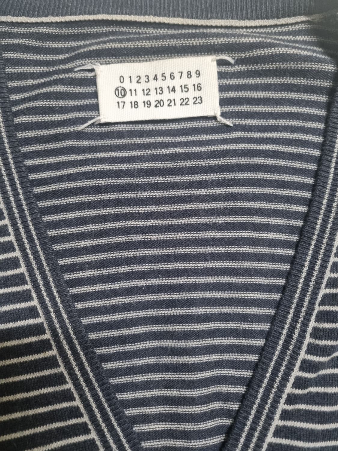 Maison Martin Margiela stripe cardigan S 상품이미지3