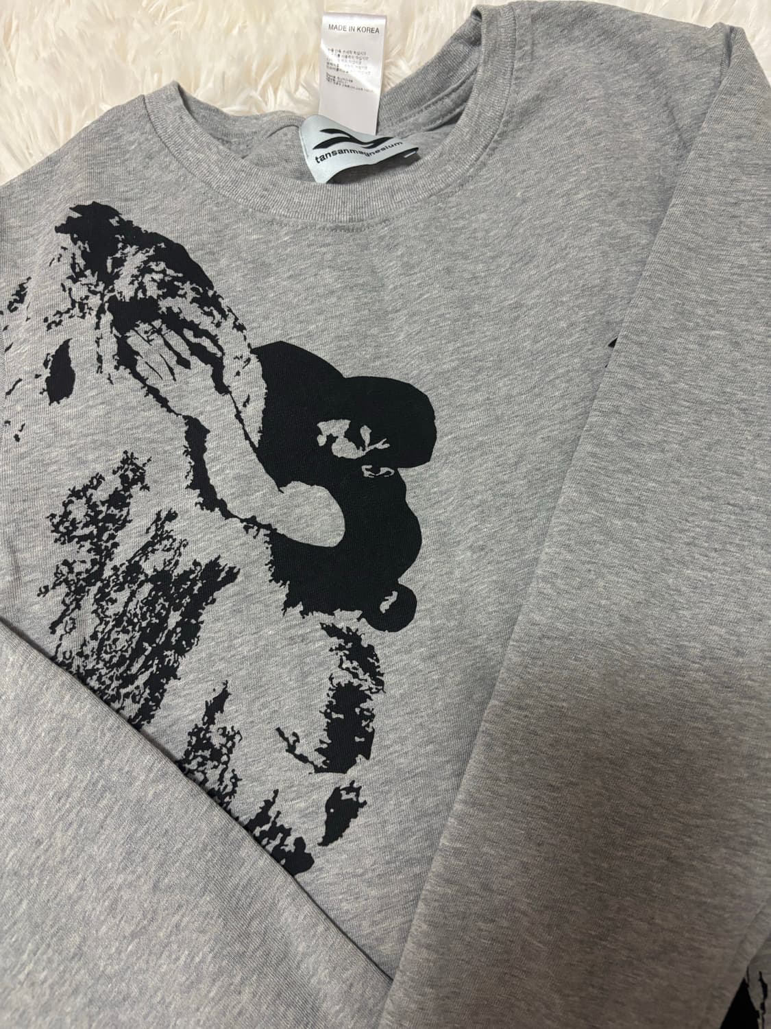 탄산마그네슘 엘 캐피탄 롱슬리브 그레이 우먼 사이즈 상품이미지1