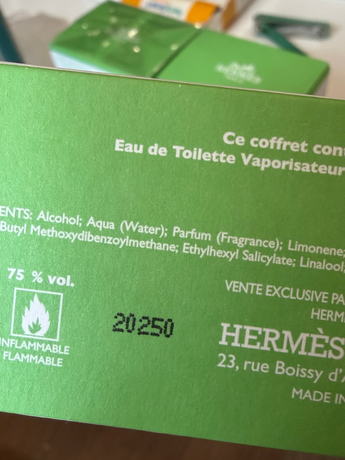 에르메스 향수 운 자르뎅 수르닐 미개봉 30ml 상품이미지2