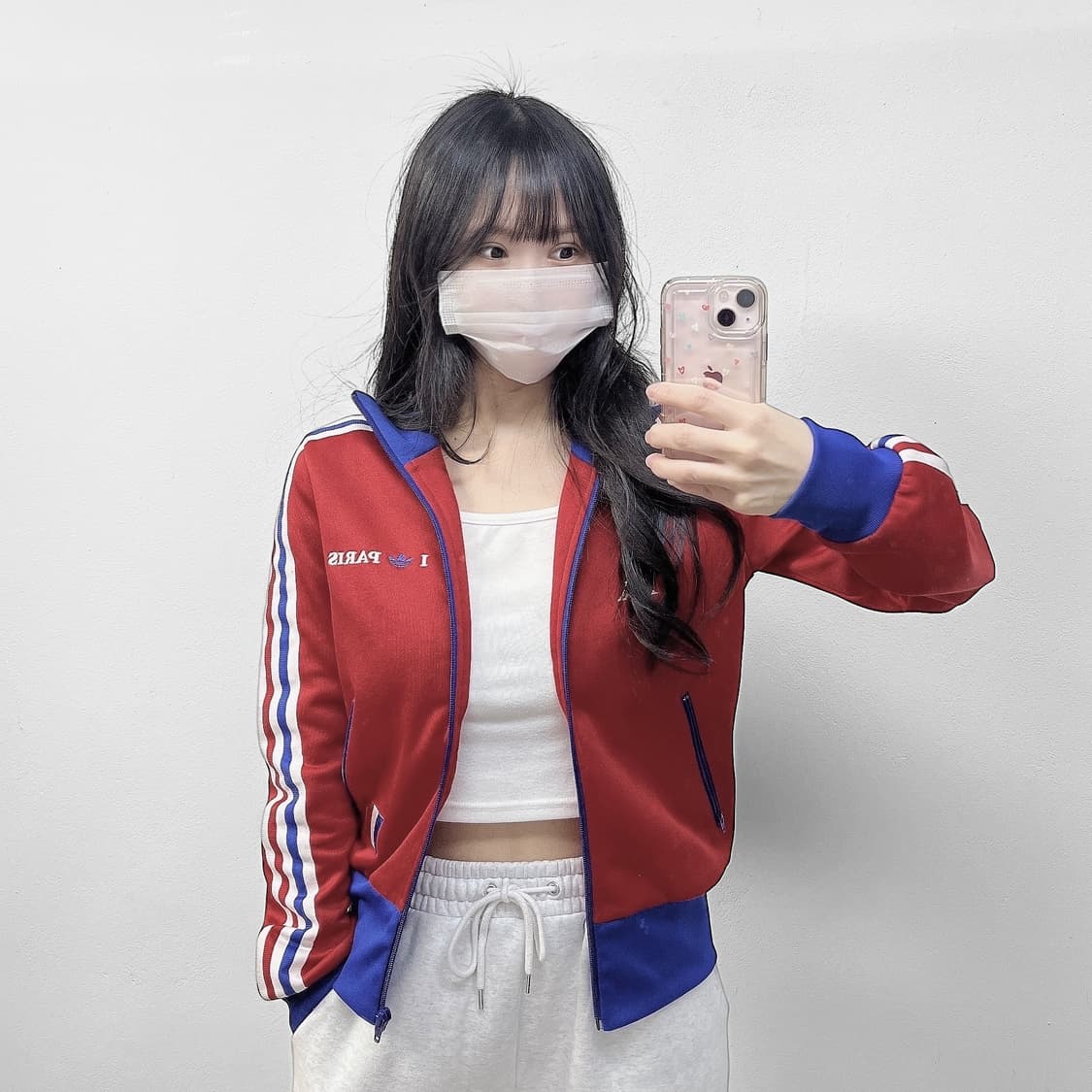 아디다스 파리 트랙탑 져지 레드 상품이미지1