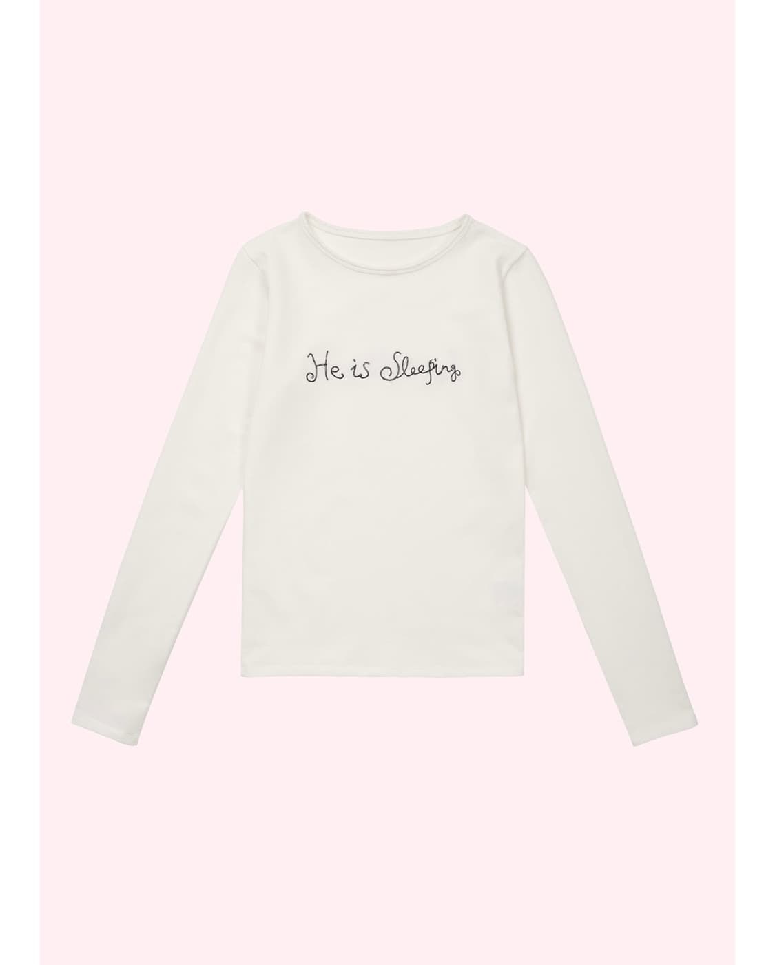 어텐즈 he is sleeping tee shirt 롱슬리브 티 상품이미지1