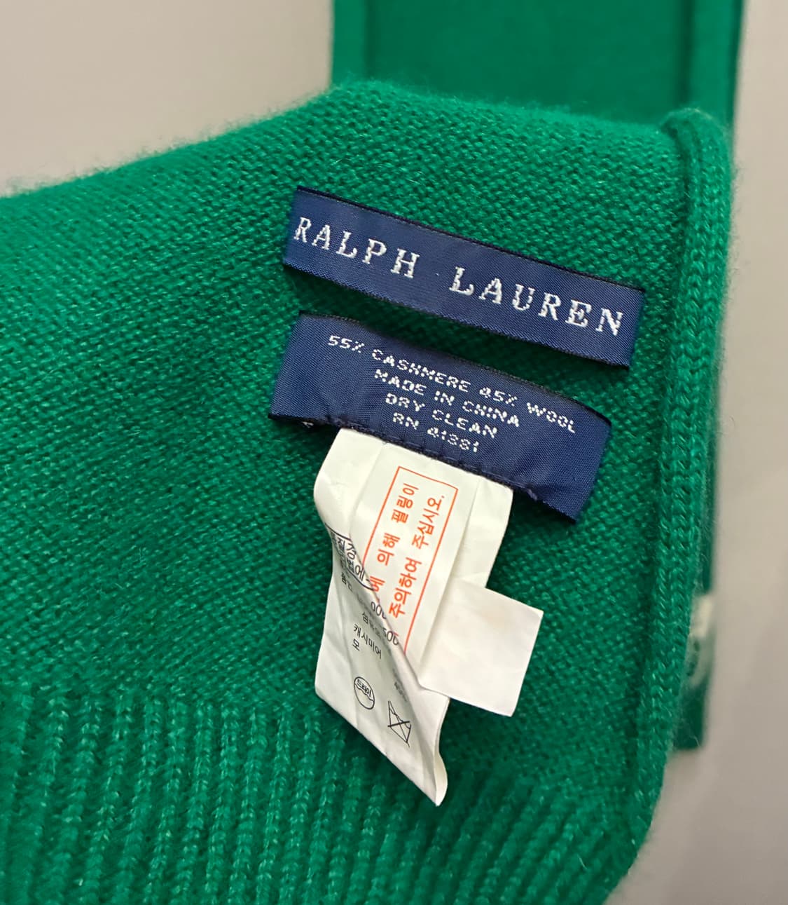 POLO 폴로랄프로렌 캐시미어 램스울 빅포니 머플러(폴로목도리) 상품이미지6