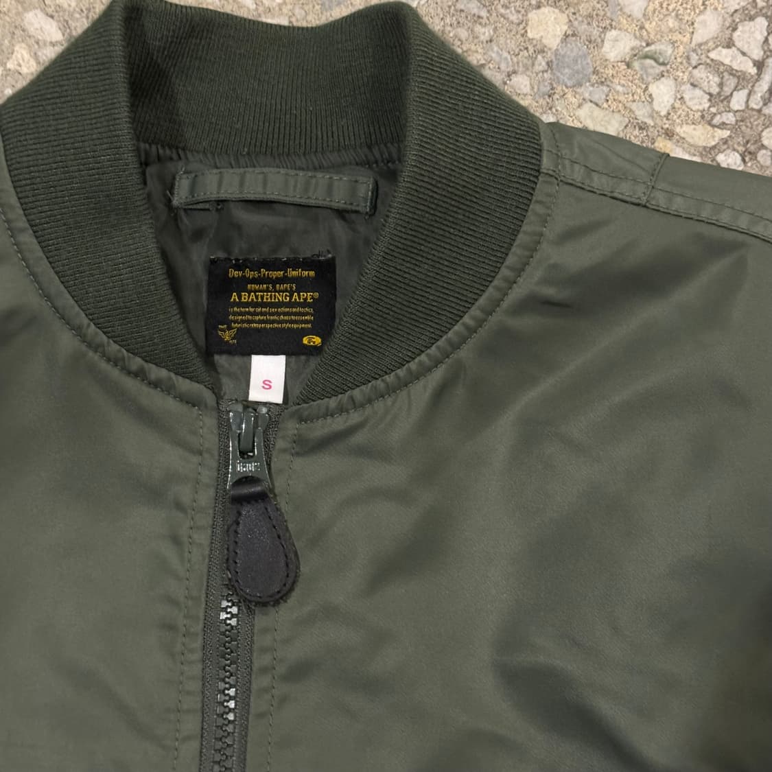 베이프 MA-1 플라이트 자켓 S 상품이미지4