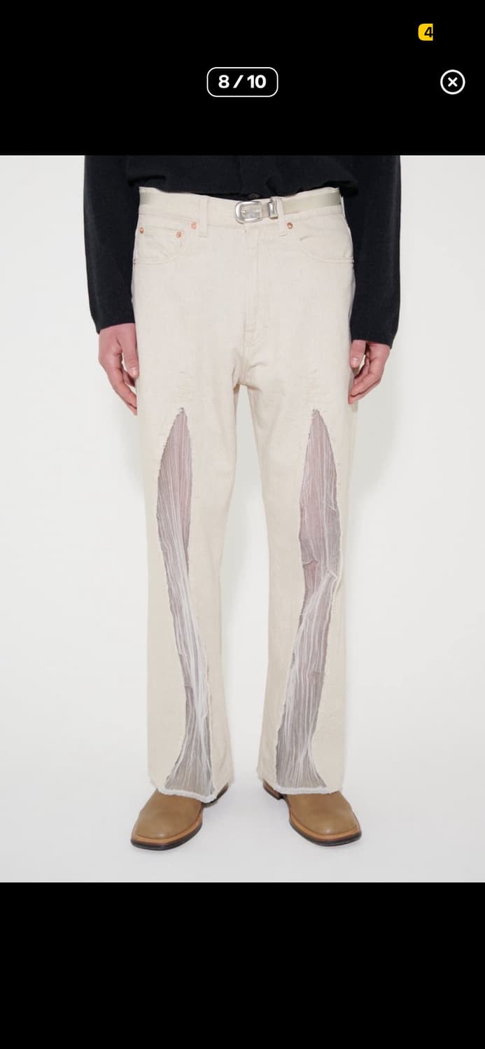 아워레가시 써드컷 슬래쉬 데님 팬츠 상품이미지6