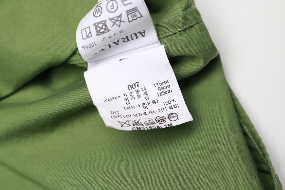 [5] 23ss 오라리 핀스 트윌 반팔셔츠 상품이미지4