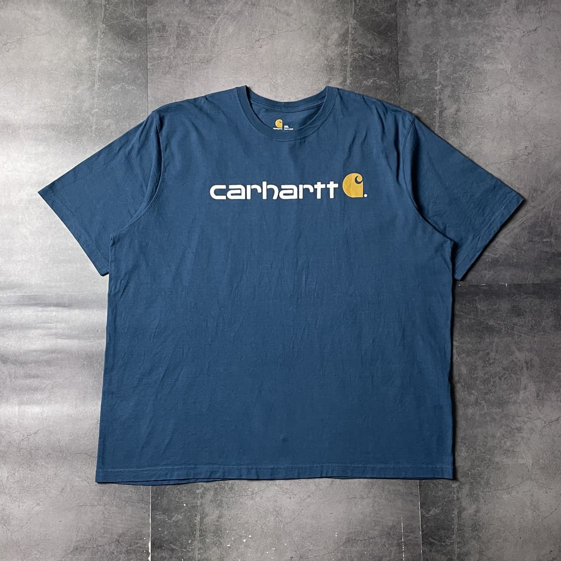 CARHARTT 칼하트K195 딥 네이비 그래픽 반팔 티셔츠 A01034 상품이미지1