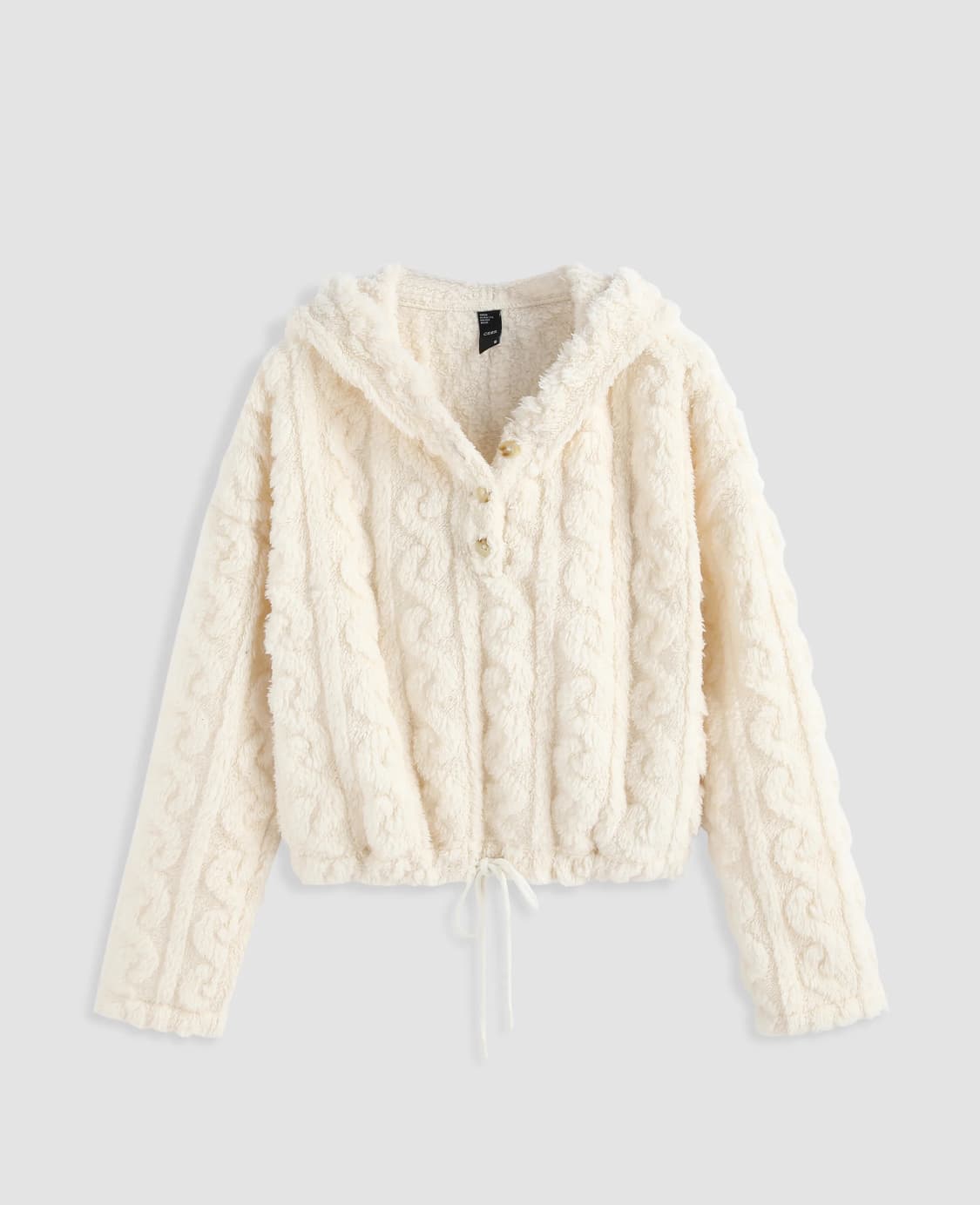 샵사이다 SOLID FLEECE LONG SLEEVE HOODIE 상품이미지1