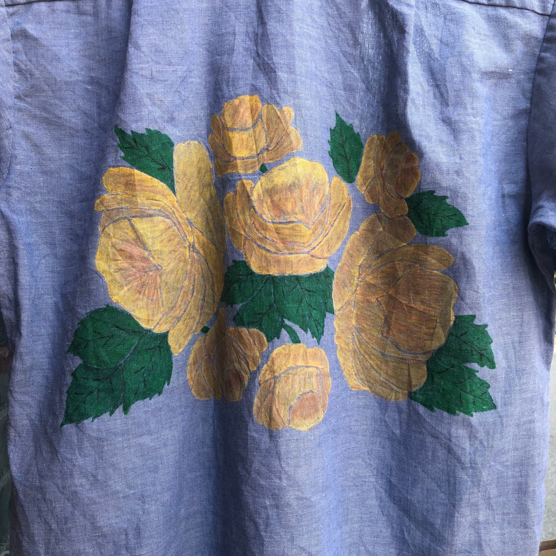 70s Bigmac chambray shirt-M 상품이미지5