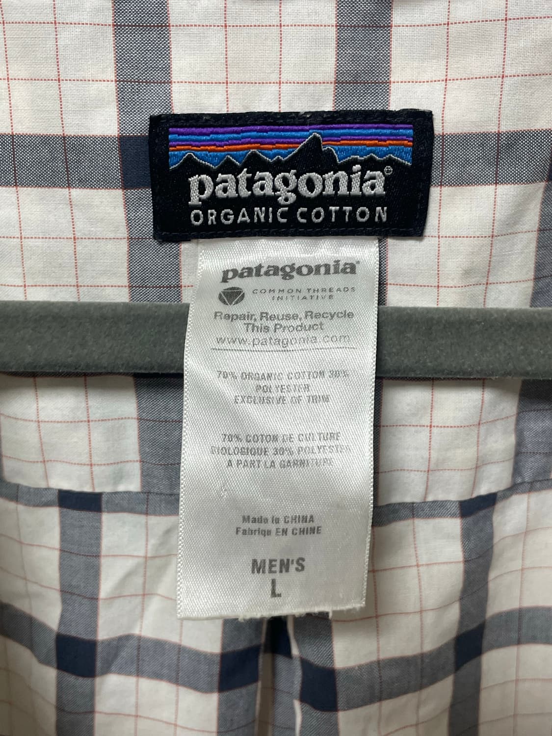 파타고니아 하프 체크 셔츠 상품이미지3
