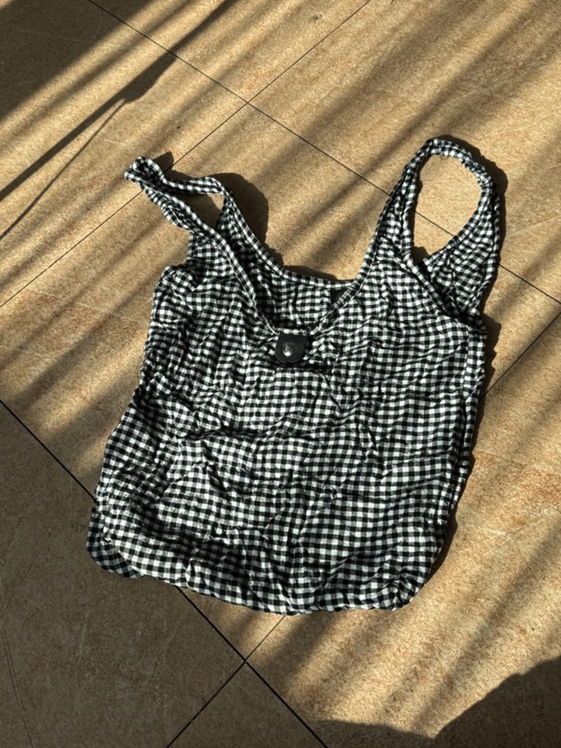 자라 체크 숄더백  상품이미지1