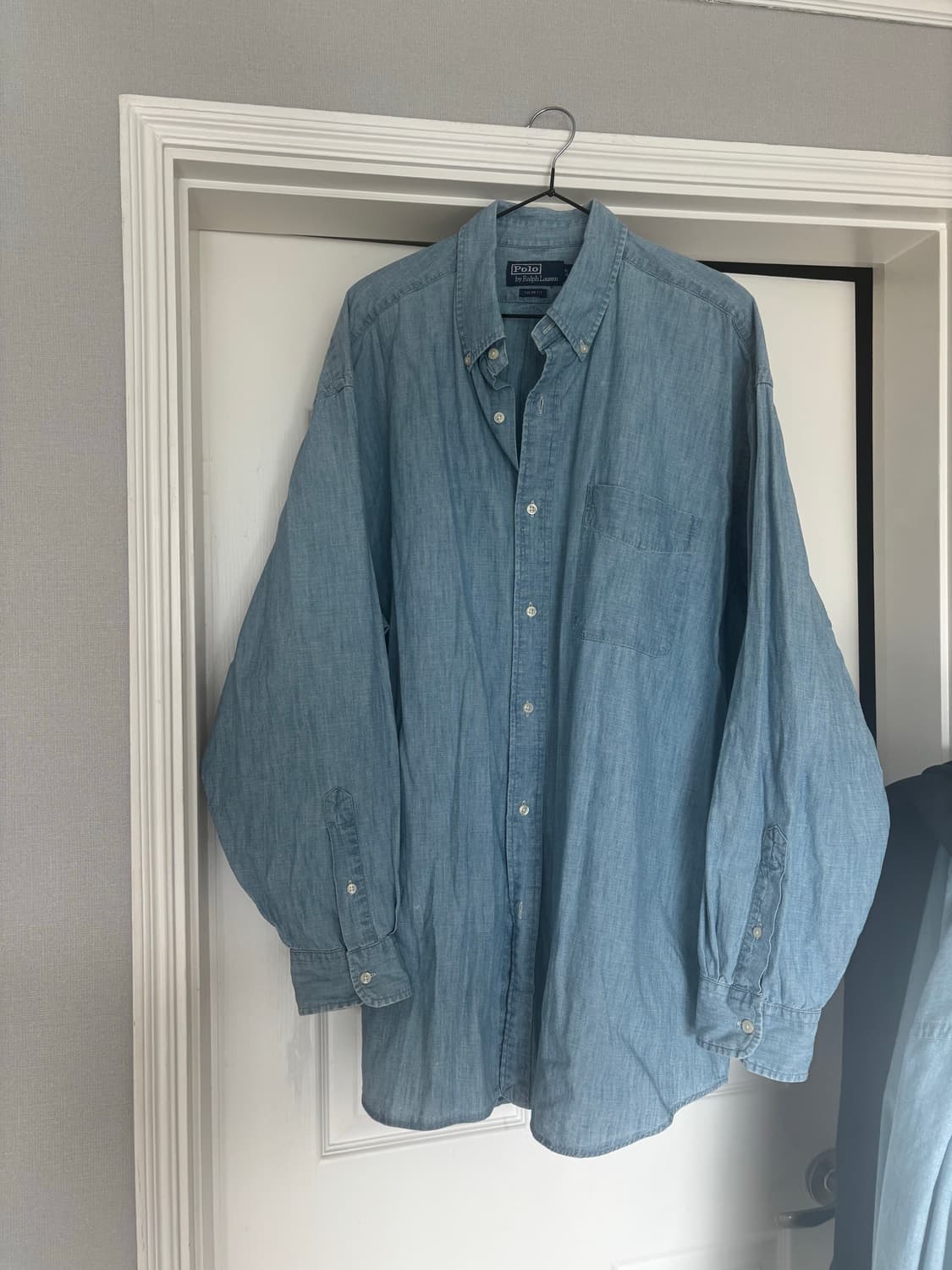 [xl] 폴로 빔즈 빅셔츠 샴브레이 상품이미지1