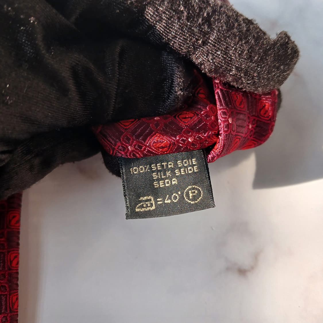 제냐 실크 레드 자카드 넥타이 9.4cm A+등급 A19622
 상품이미지9