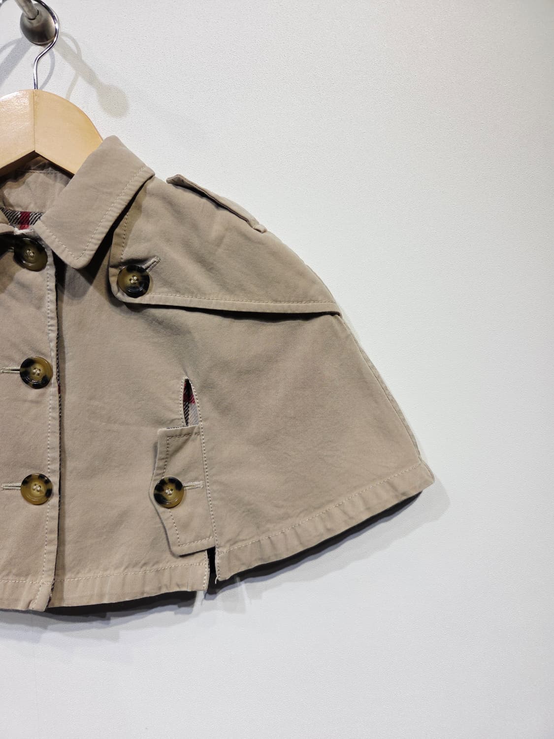 BURBERRY 버버리 키즈 트렌치 케이프 망토 코트 상품이미지3