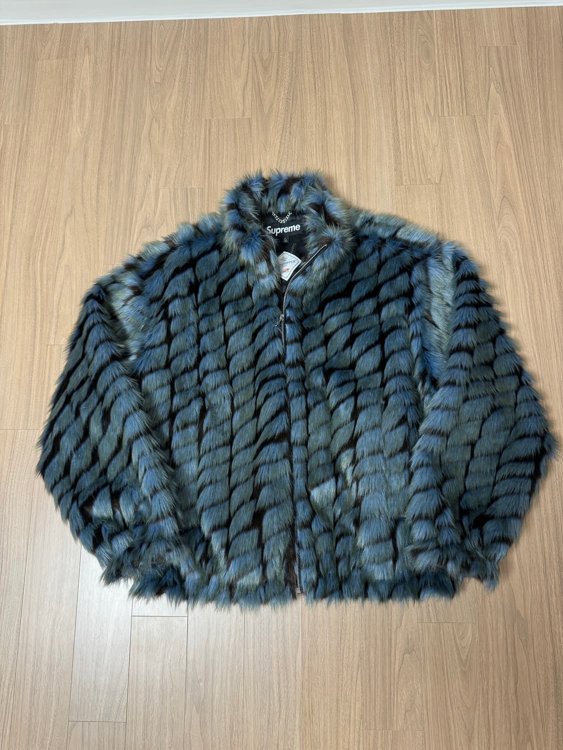 슈프림 투톤 윈드스토퍼 포우 퍼 자켓 블루 L 사이즈 상품이미지1