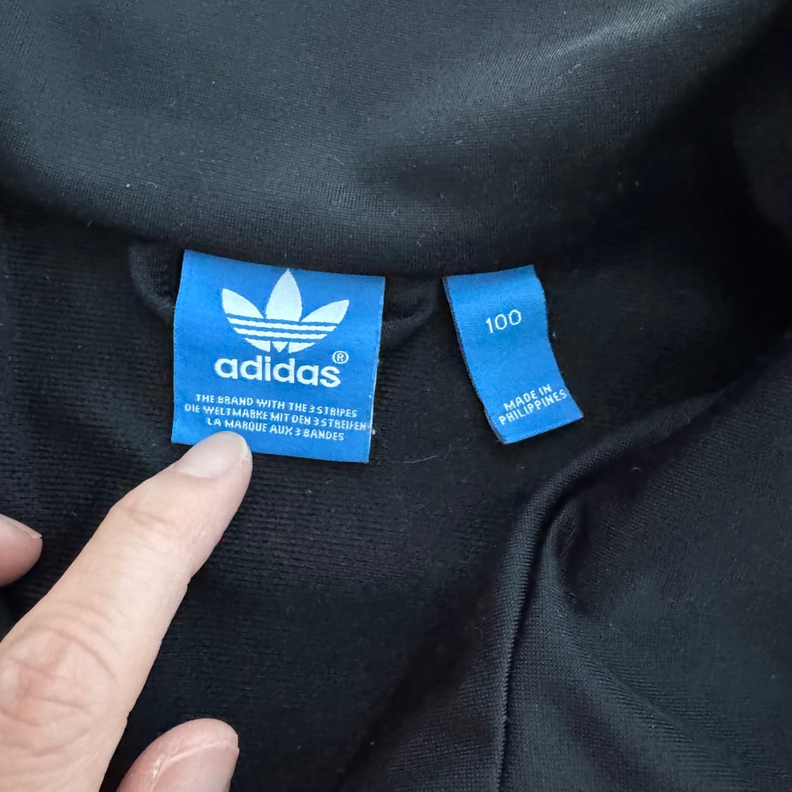 여성 아디다스 블랙 핑크청록라인 트랙탑져지 100 희국템 상품이미지5