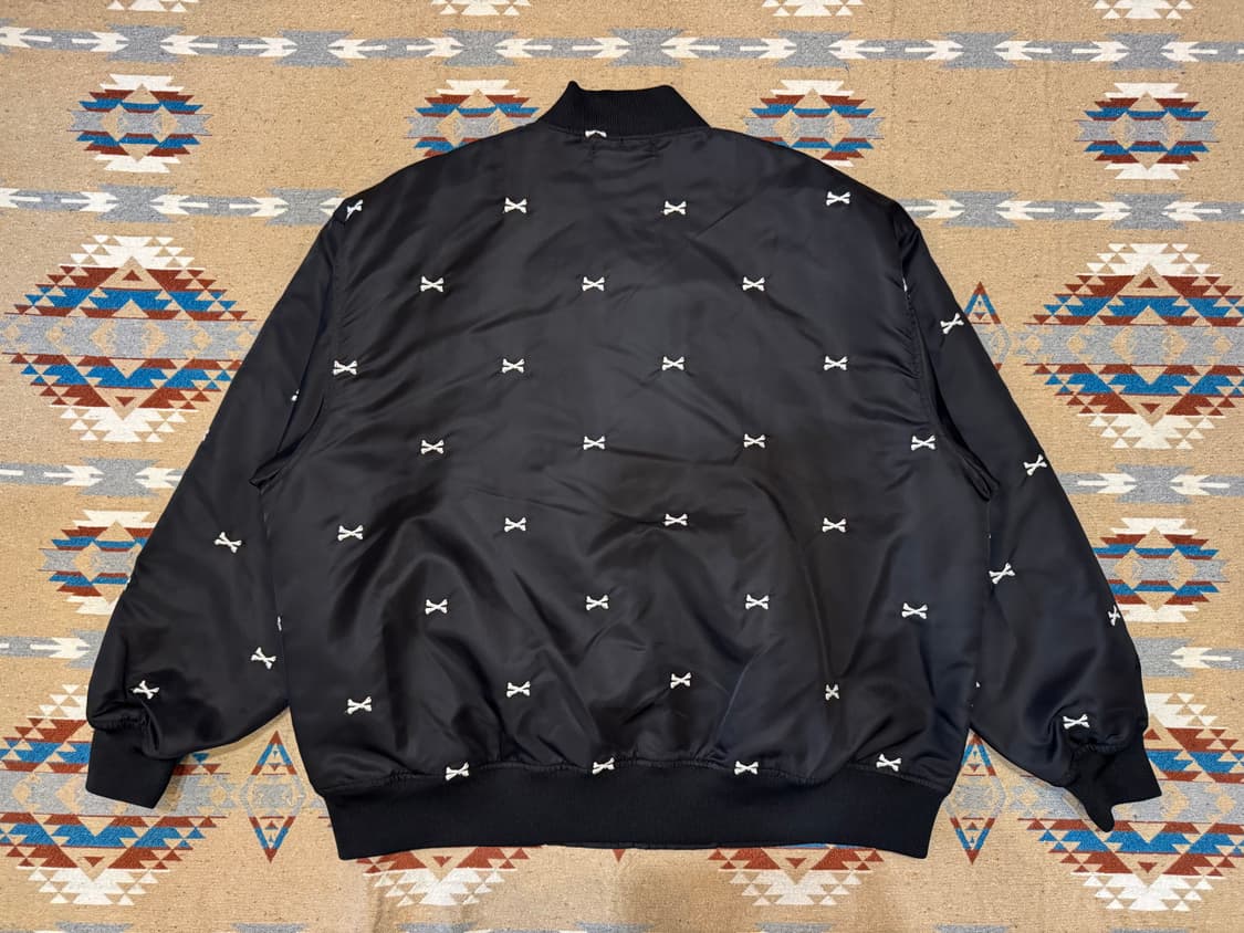 [3][XL] 더블탭스 크로스본 팀 자켓 블랙 상품이미지5