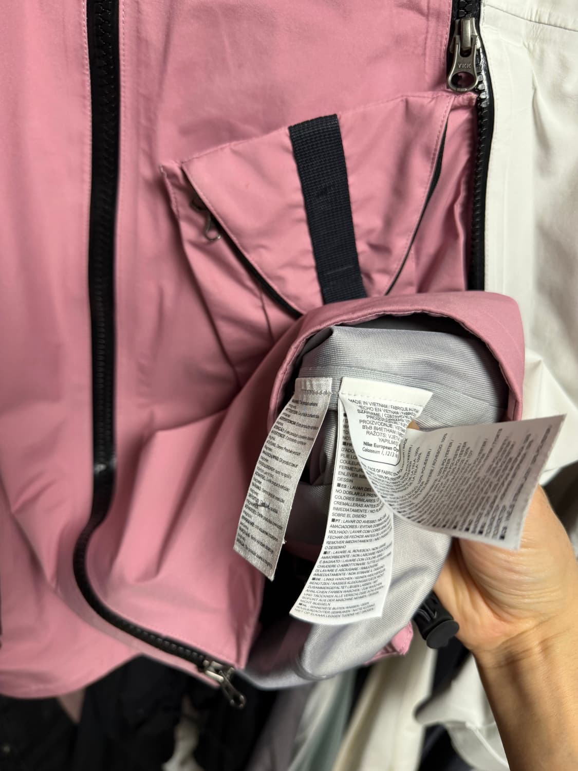 [xl] 나이키 ACG 디플로이 고어텍스 자켓 엘리멘탈 핑크 화이트 상품이미지7