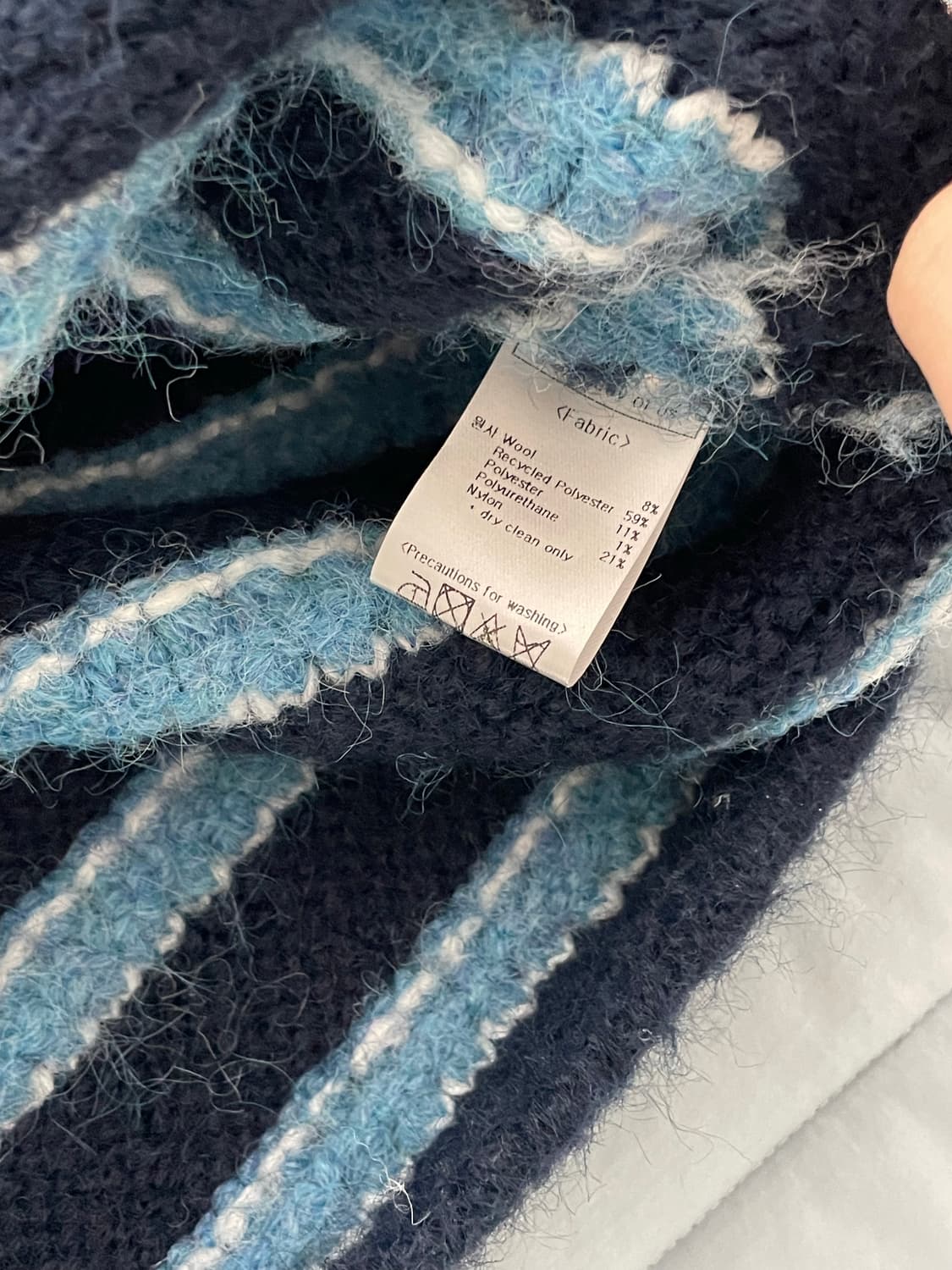 stu 헤어리 가디건 m 상품이미지5