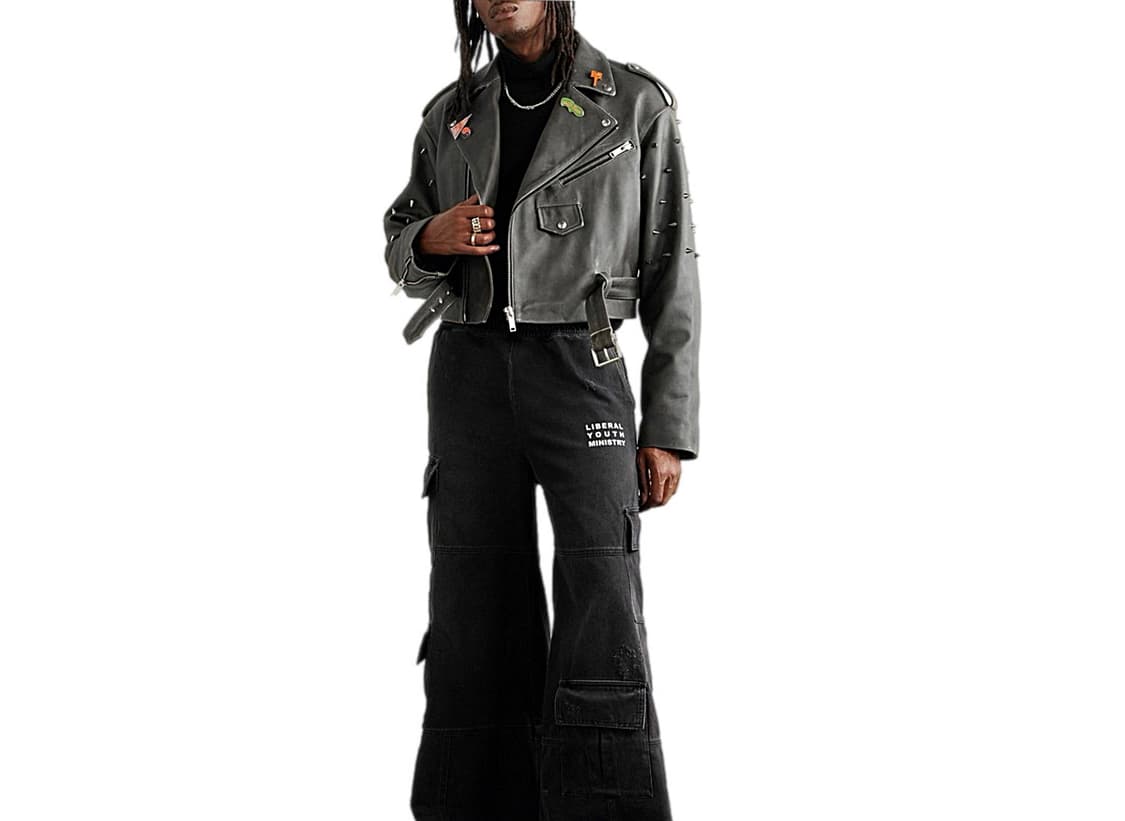 리버럴 유스 미니스트리  메탈 스터드양가죽자켓 ( 올데프 베일리착용) 상품이미지1