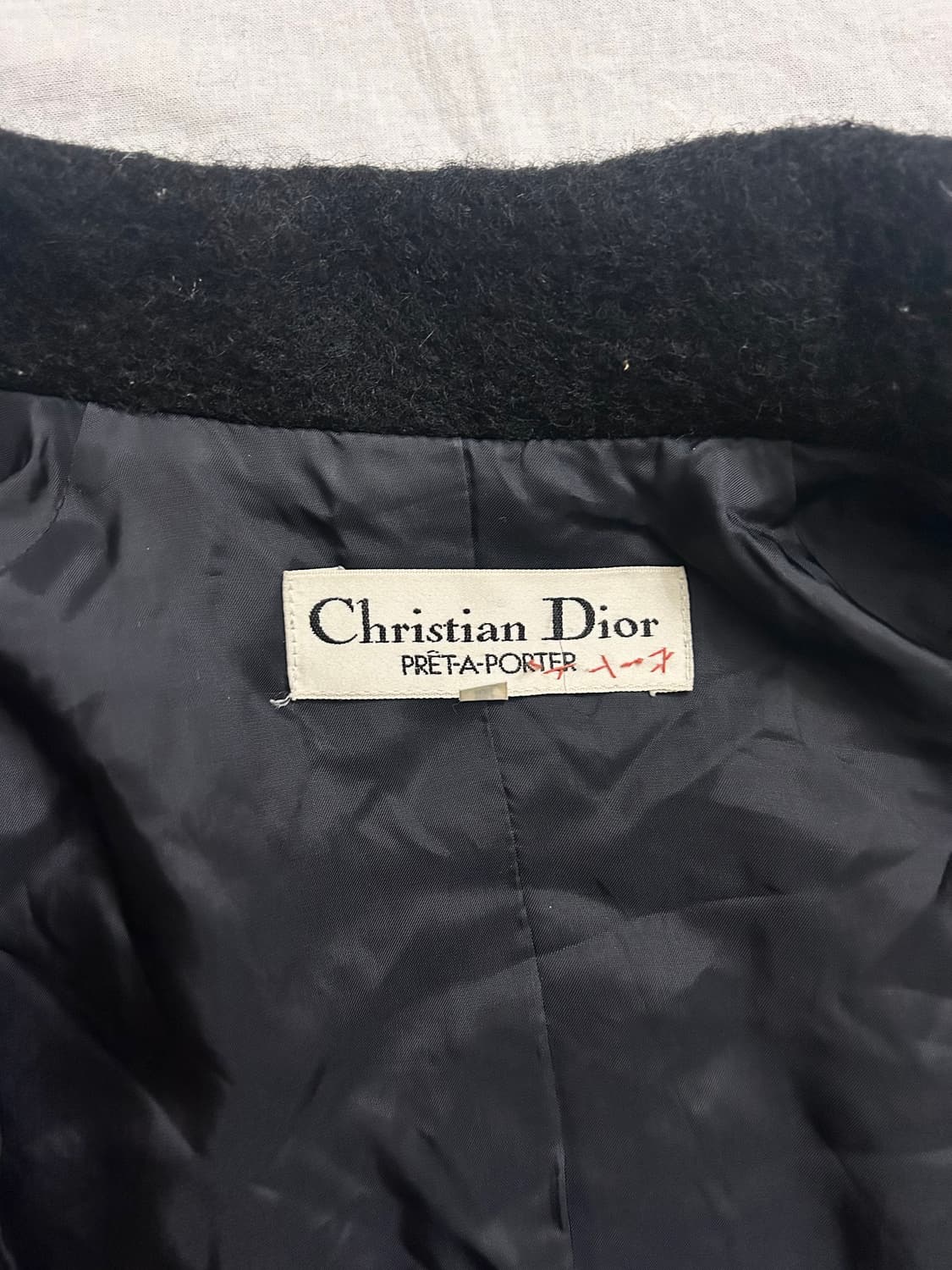 크리스찬 디올 80s 더블 브레스트 울 하프 코트 상품이미지6