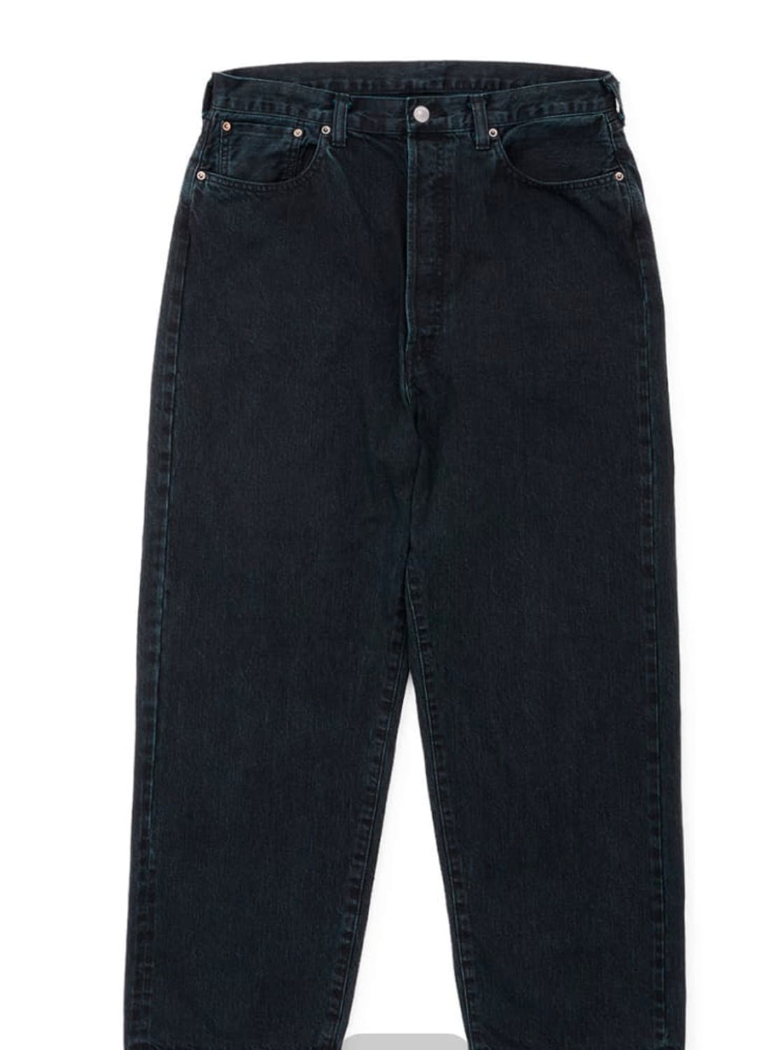 에브리원 x 아프레쎄 Baggy Denim Pants (BLACK) 상품이미지2