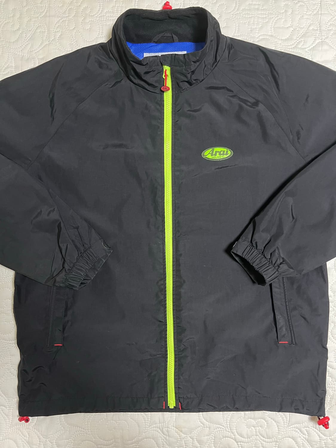 구형 아라이 바람막이 L 블랙네온 검형 상품이미지2