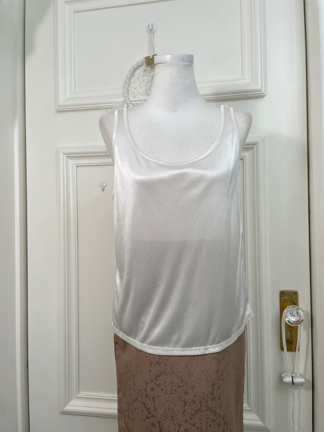 coral lace cotton spring shirt(size-40) 상품이미지8