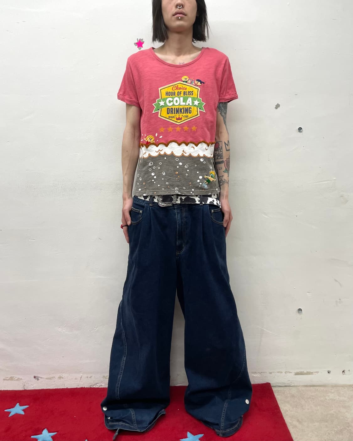 Rough cola Sea pink T-shirt  상품이미지3