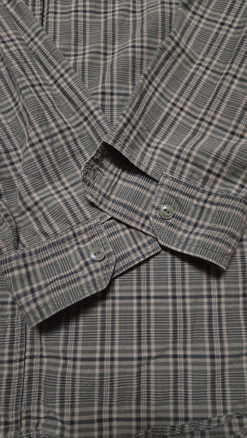 엔지니어드가먼츠 마드라스 체크 워크셔츠 L 상품이미지3
