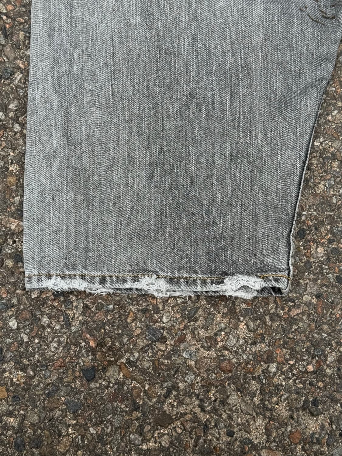 Levi’s 503 Grey Wash Denim Shorts 상품이미지8