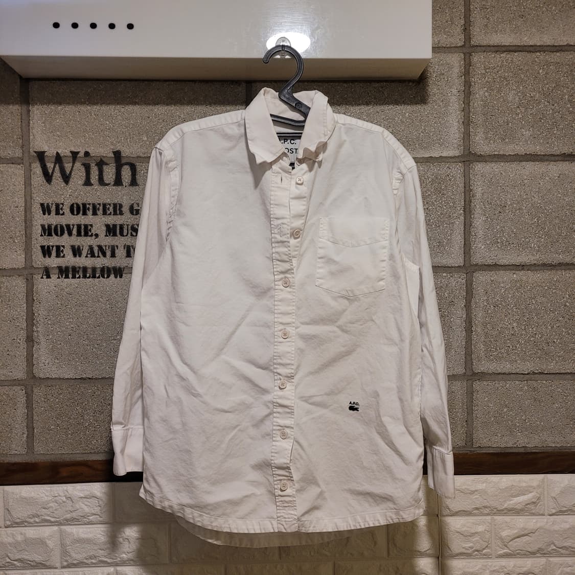 A.P.C. X 라코스테 셔츠 XS 상품이미지1