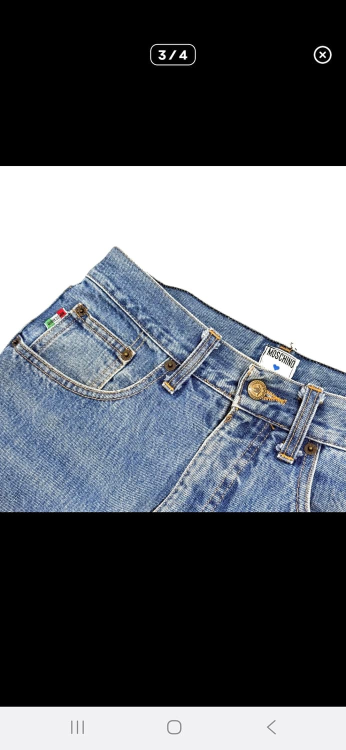 (마지막특가)  MOSCHINO 모스키노 데님 팬츠 상품이미지3