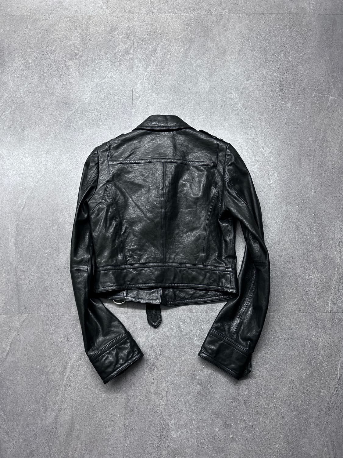 골드 버튼 나폴레옹 램스킨 자켓 상품이미지4