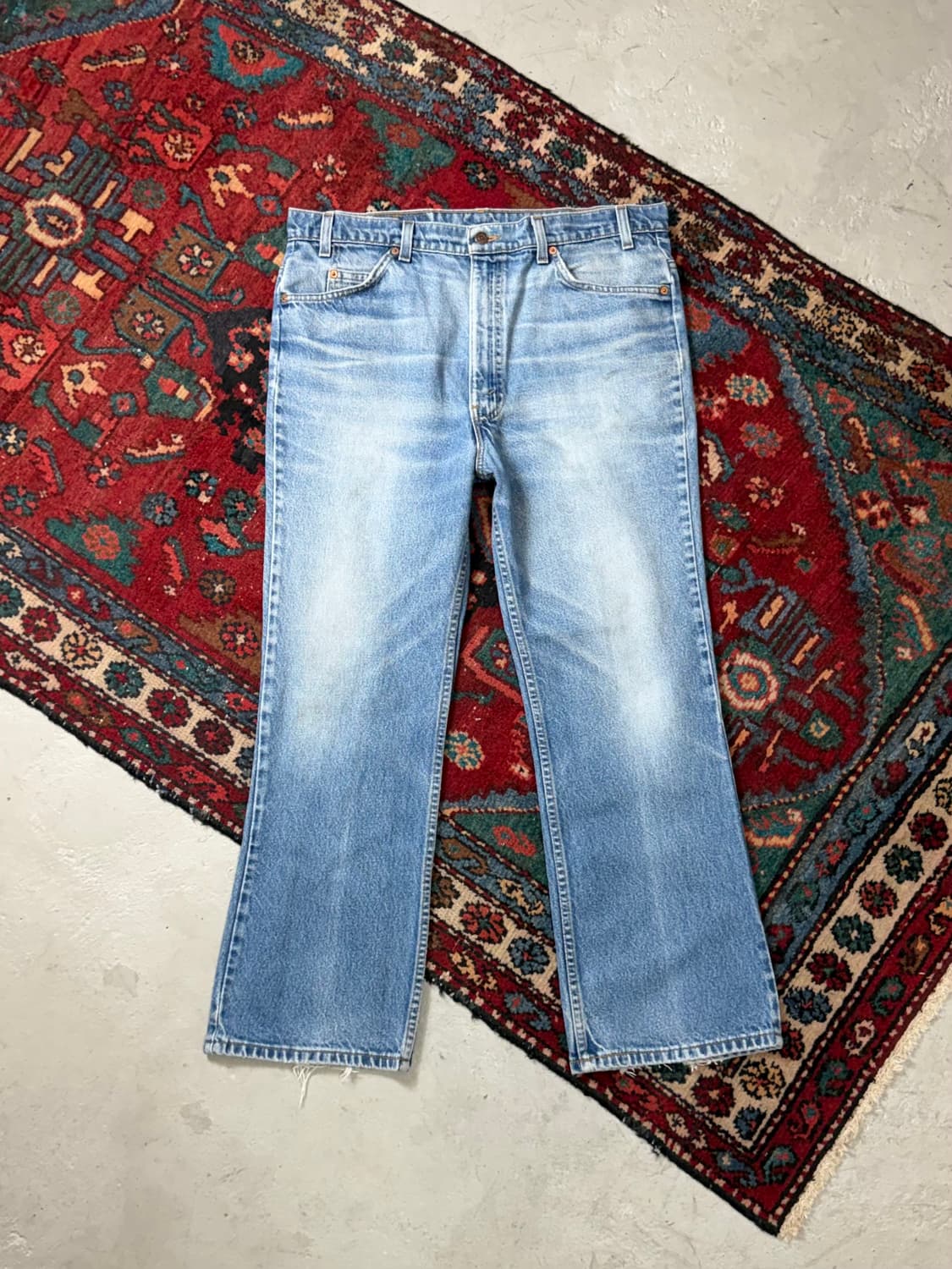 90's USA Made 빈티지 리바이스 517 오렌지탭 부츠컷 상품이미지1