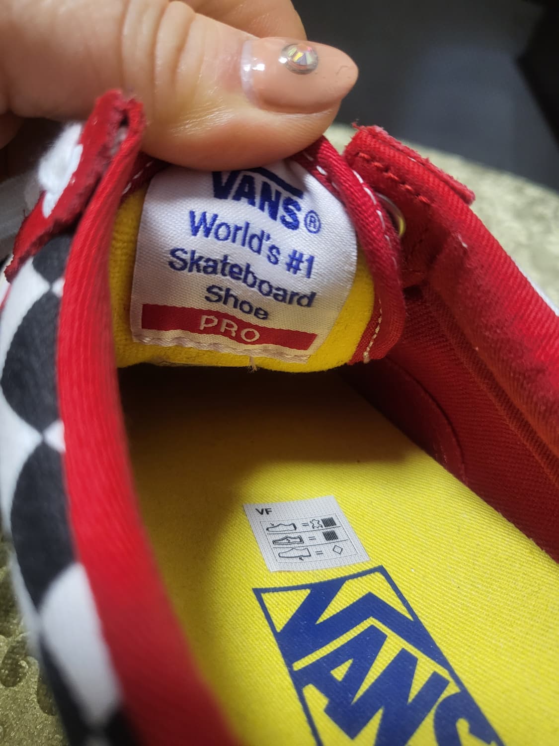 반스 올드스쿨프로 레드체커 블루  × 브라이튼 조이너  상품이미지5