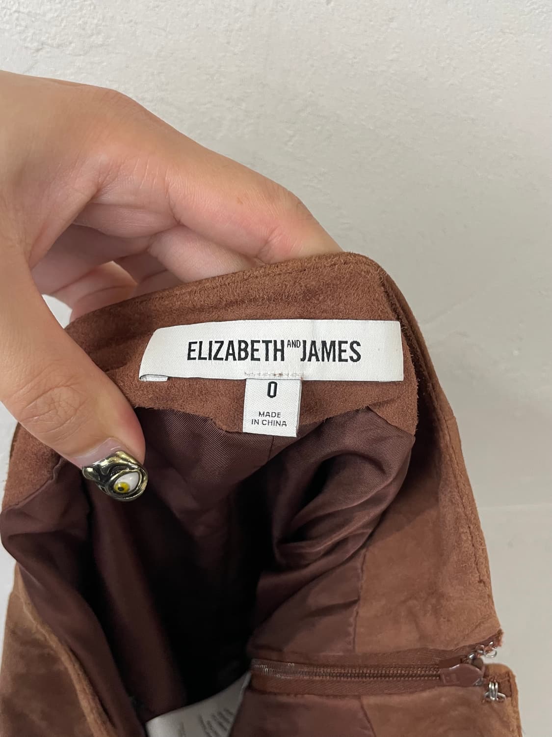 ELIZABETH AND JAMES 스터디드 레더 스커트  상품이미지4