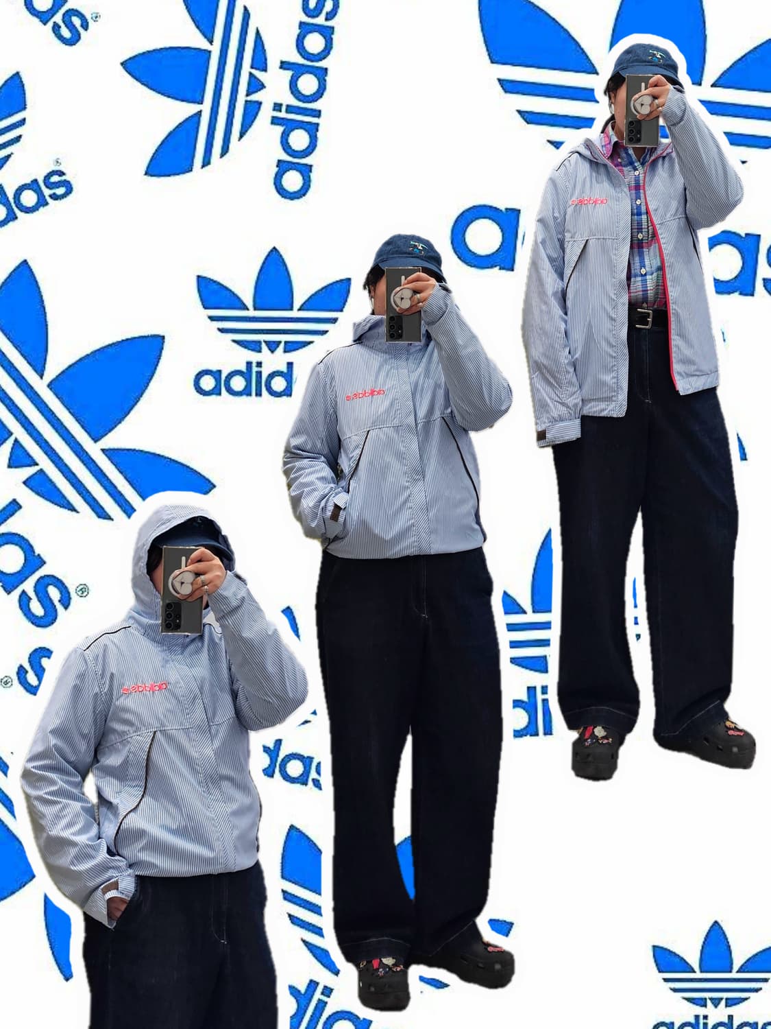 Japan Adidas PinStripe 바람막이 상품이미지2