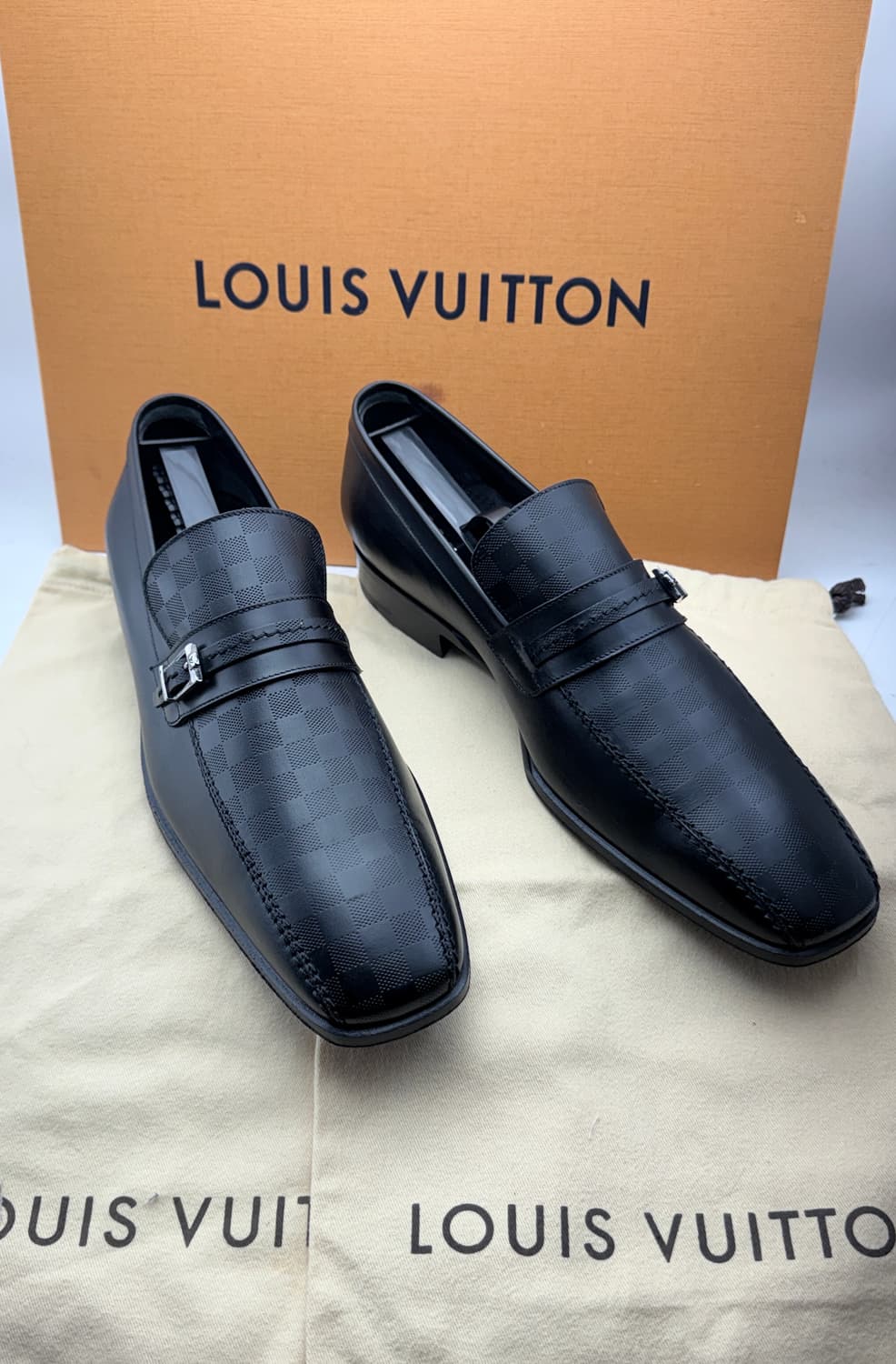 정품)루이비통 다미에 구두 255 상품이미지5