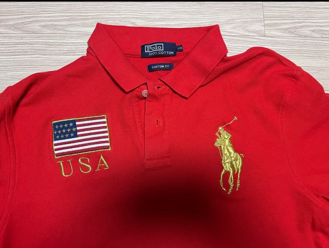 폴로 빅포니 USA 금장 카라티 상품이미지2