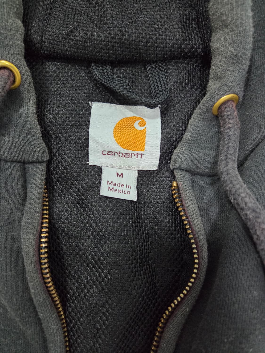 칼하트 써멀 후드집업 차콜 상품이미지4