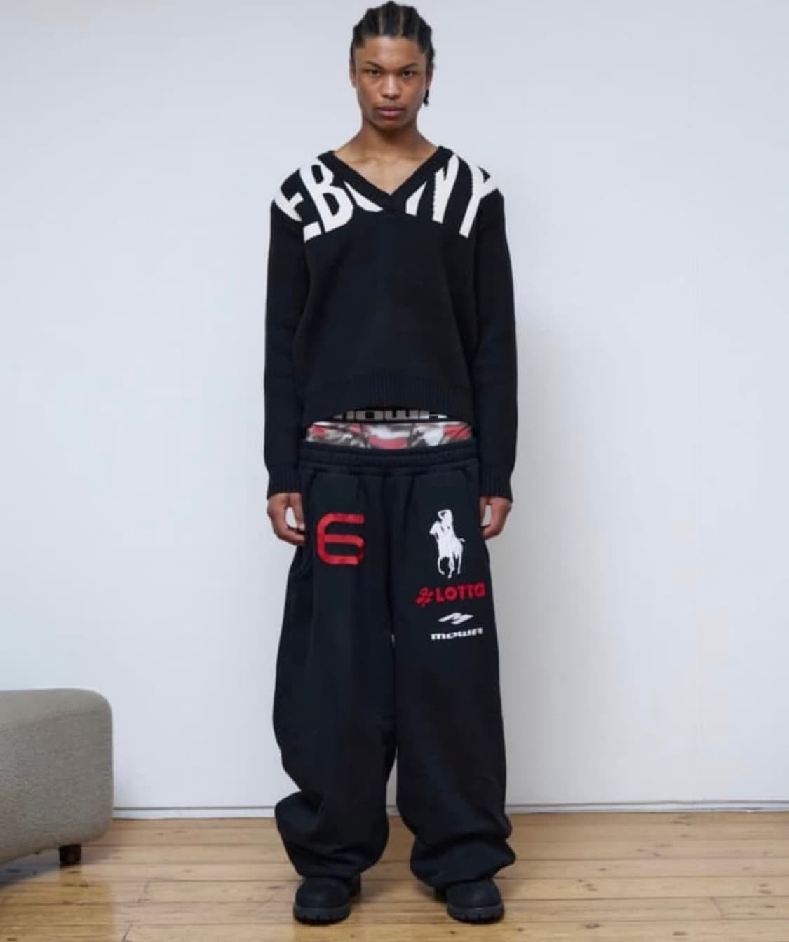 [새상품] 모와로라 아틀란타 스웻 팬츠 M 상품이미지1