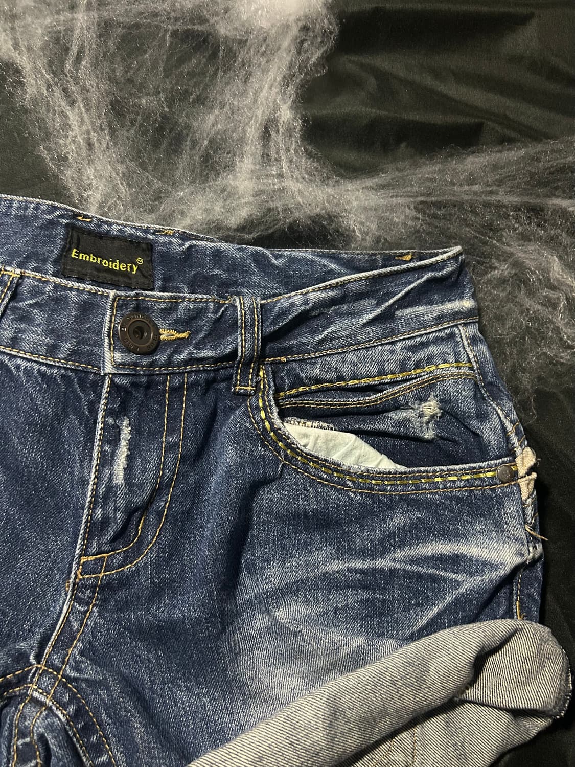 crown detailed denim shorts 상품이미지6