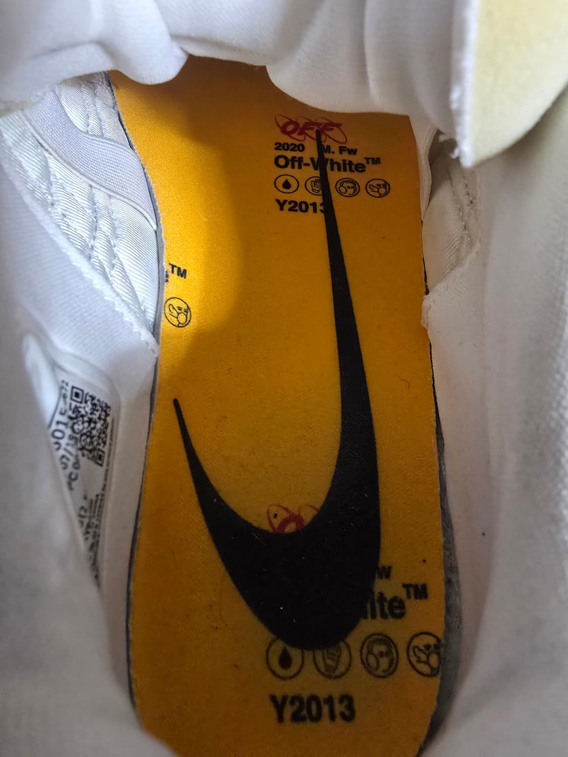 나이키 오프화이트 에어러버덩크 실버블루 255 상품이미지7