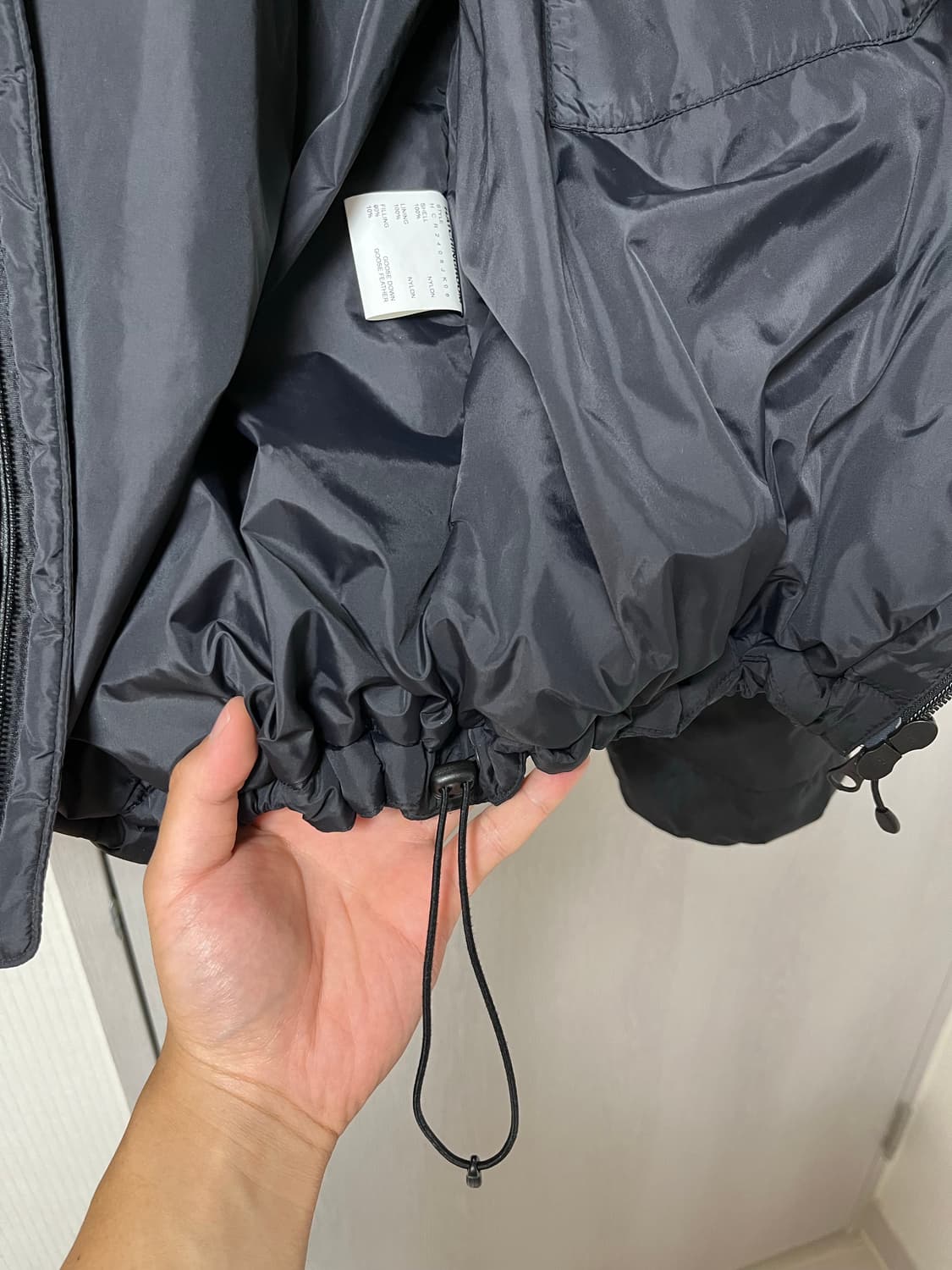 [4/L]Web Goose Down Puffer Black 상품이미지6