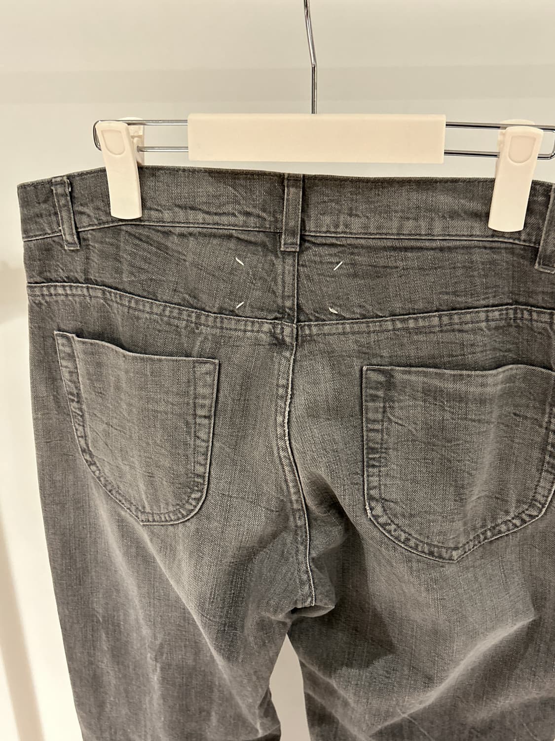 Leather Patchwork Jeans 상품이미지4