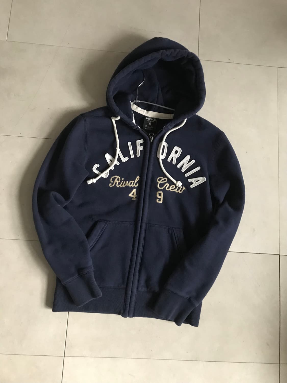 후아유 네이비 후드집업 상품이미지7