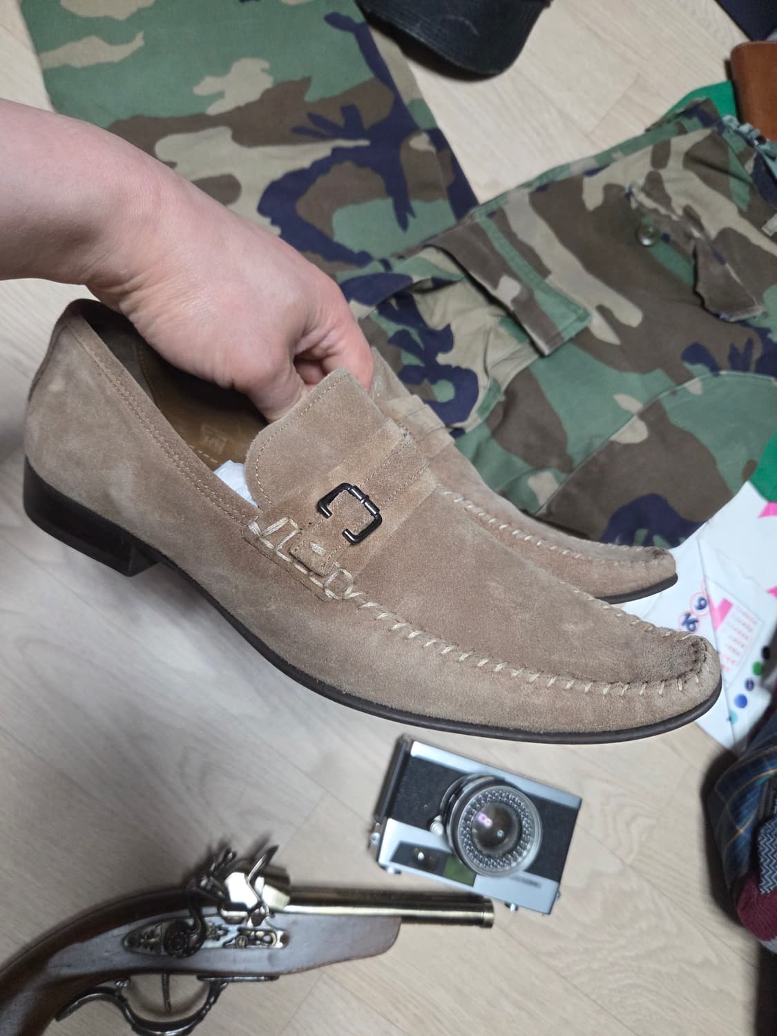 ZARA 자라 스웨이드 가죽 로퍼 상품이미지6