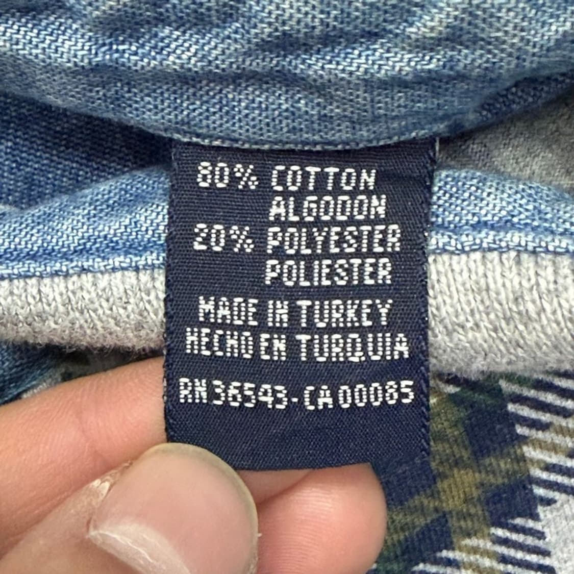 반휴젠 체크 카라 티셔츠 v2202 상품이미지6