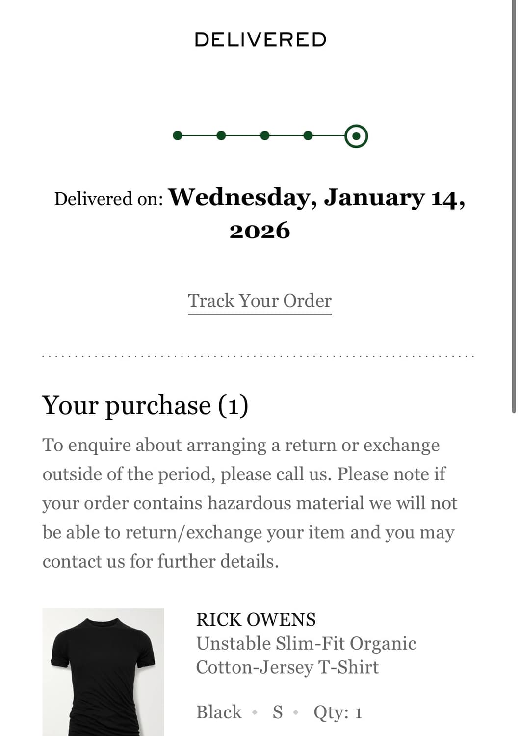 릭 오웬스 더블 티셔츠 S 상품이미지6